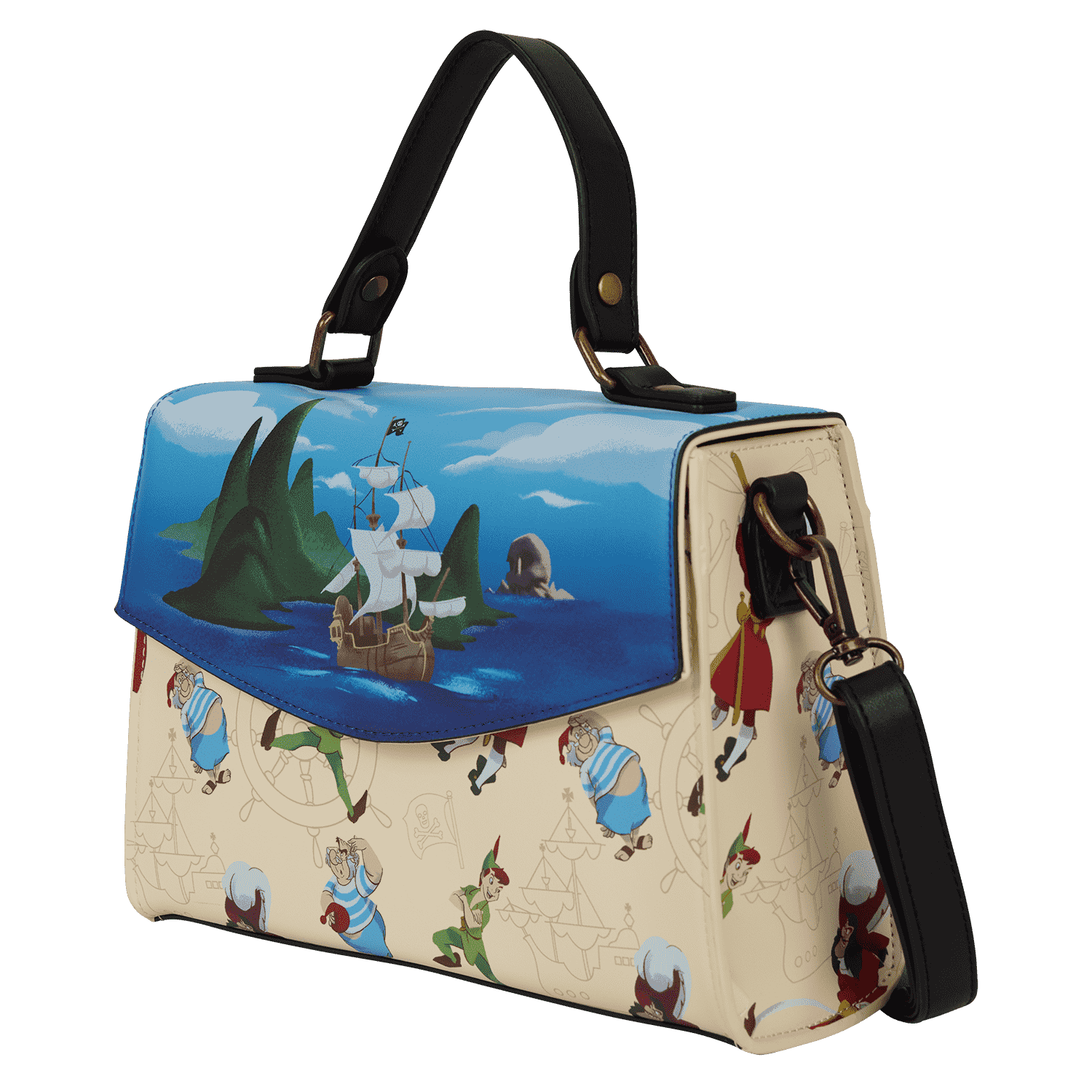 Alternative view of Peter Pan Exclusive Captain Hook Pirate Ship Crossbody Bag