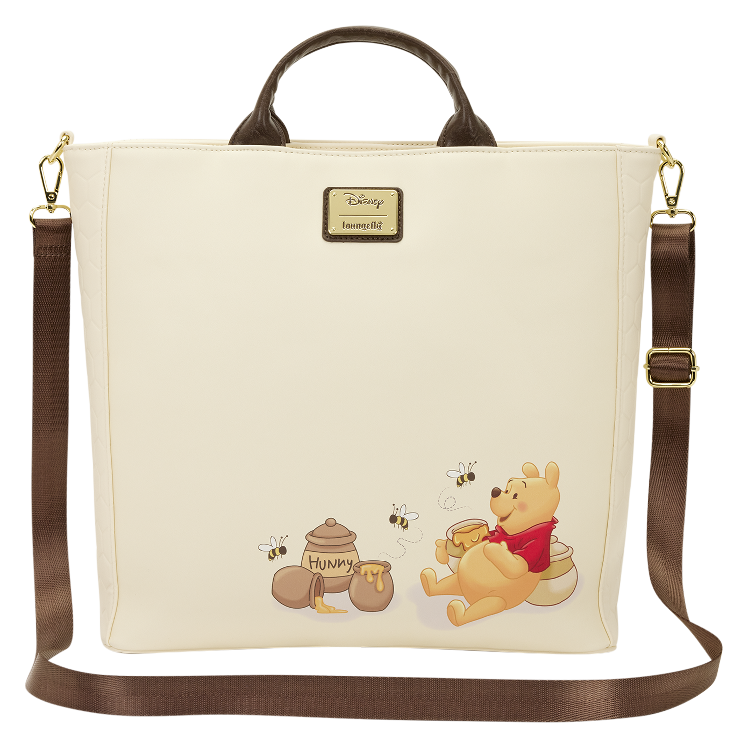 Winnie the Pooh Hundred Acre Wood Tote Pin Trader Crossbody Bag - Image 5