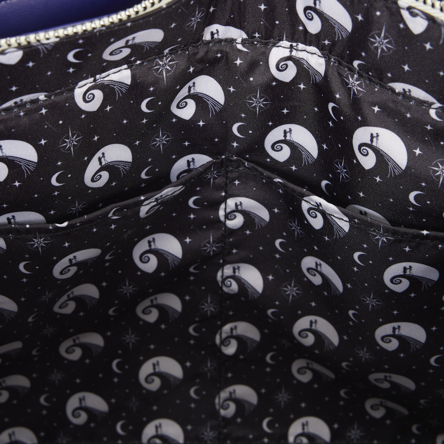 The Nightmare Before Christmas Jack Skellington & Sally Night Sky Convertible Backpack and Tote Crossbody Bag - Image 5