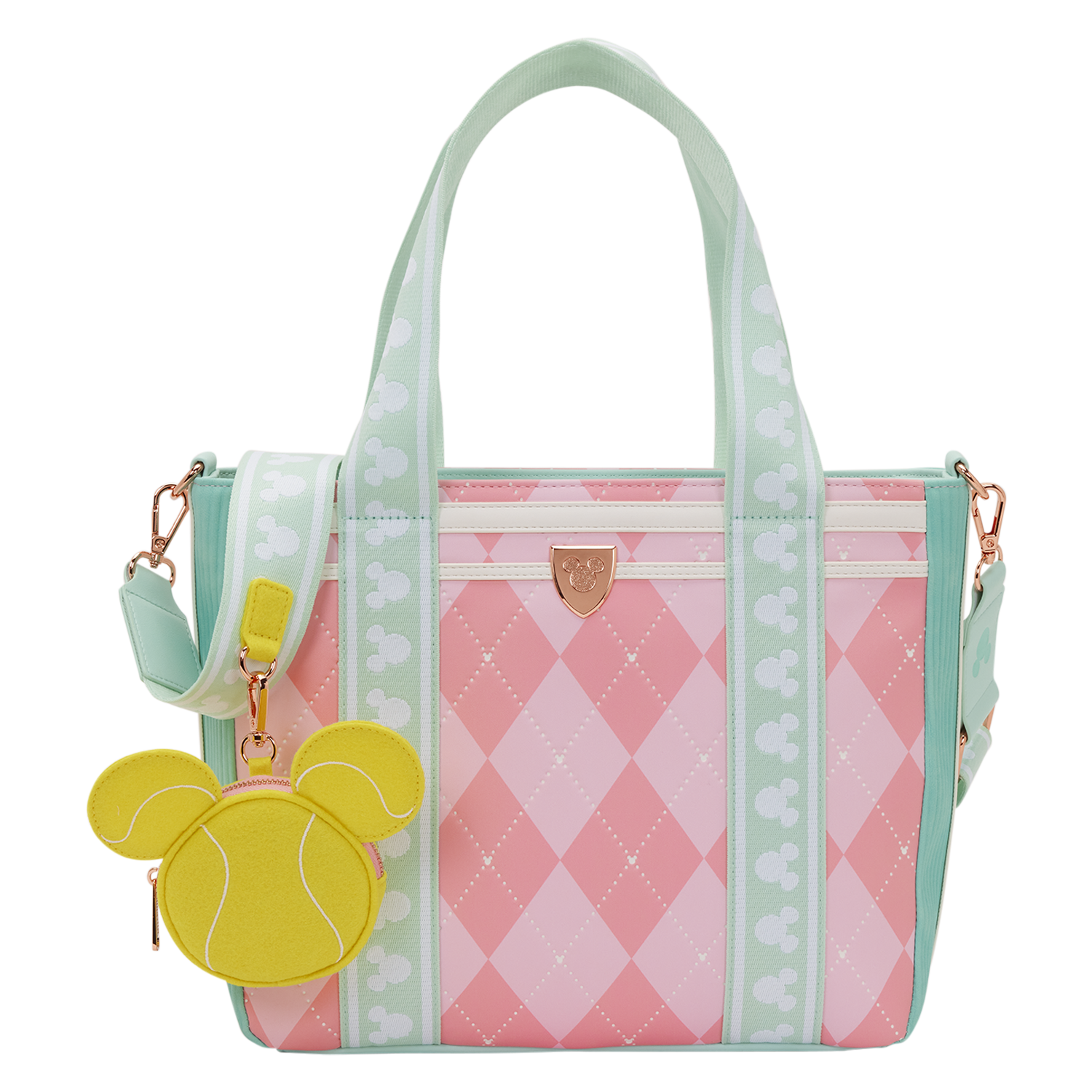 Mickey Mouse Tennis Tote Crossbody Bag with Coin Bag