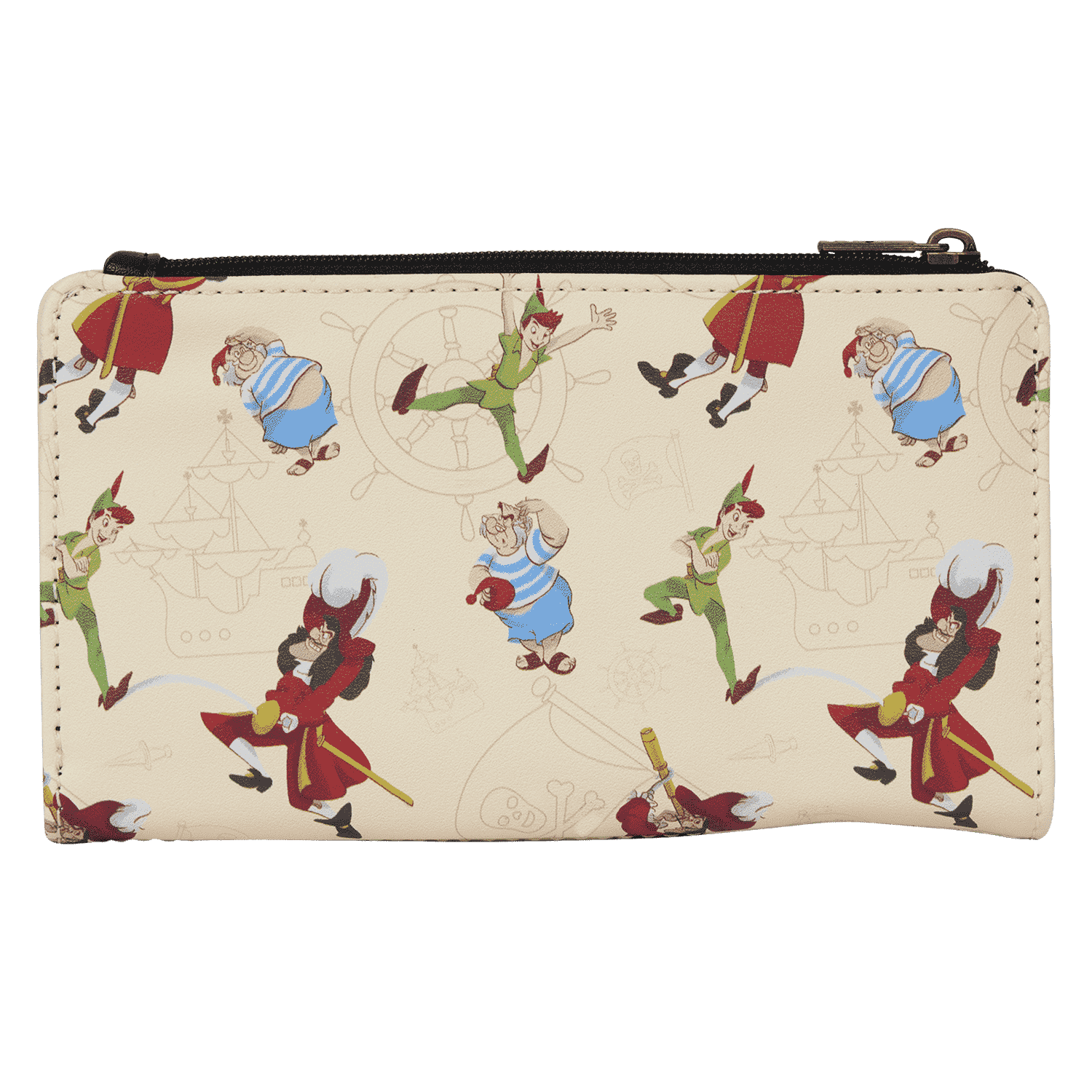 Alternative view of Peter Pan Exclusive Captain Hook Pirate Skull Flap Wallet