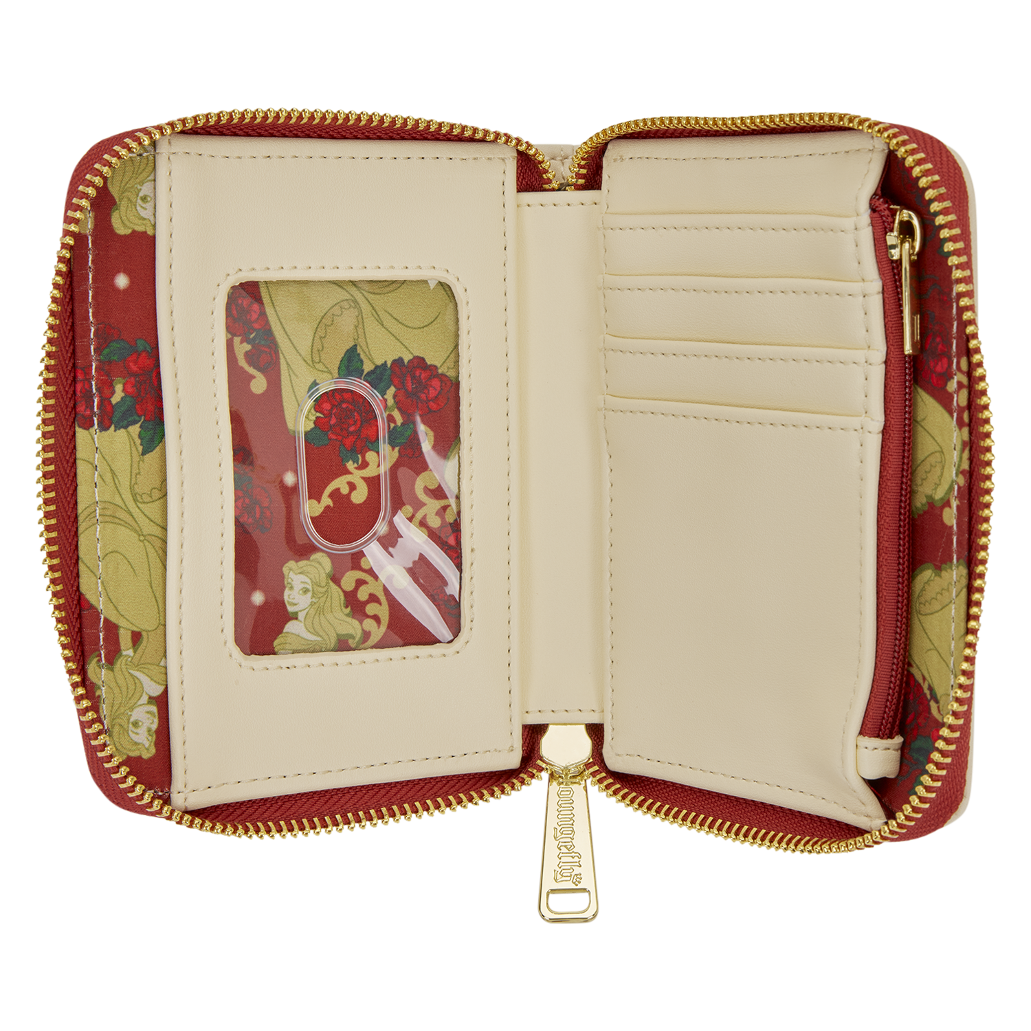 Beauty and the Beast Exclusive Belle Floral Zip Around Wallet - Image 5