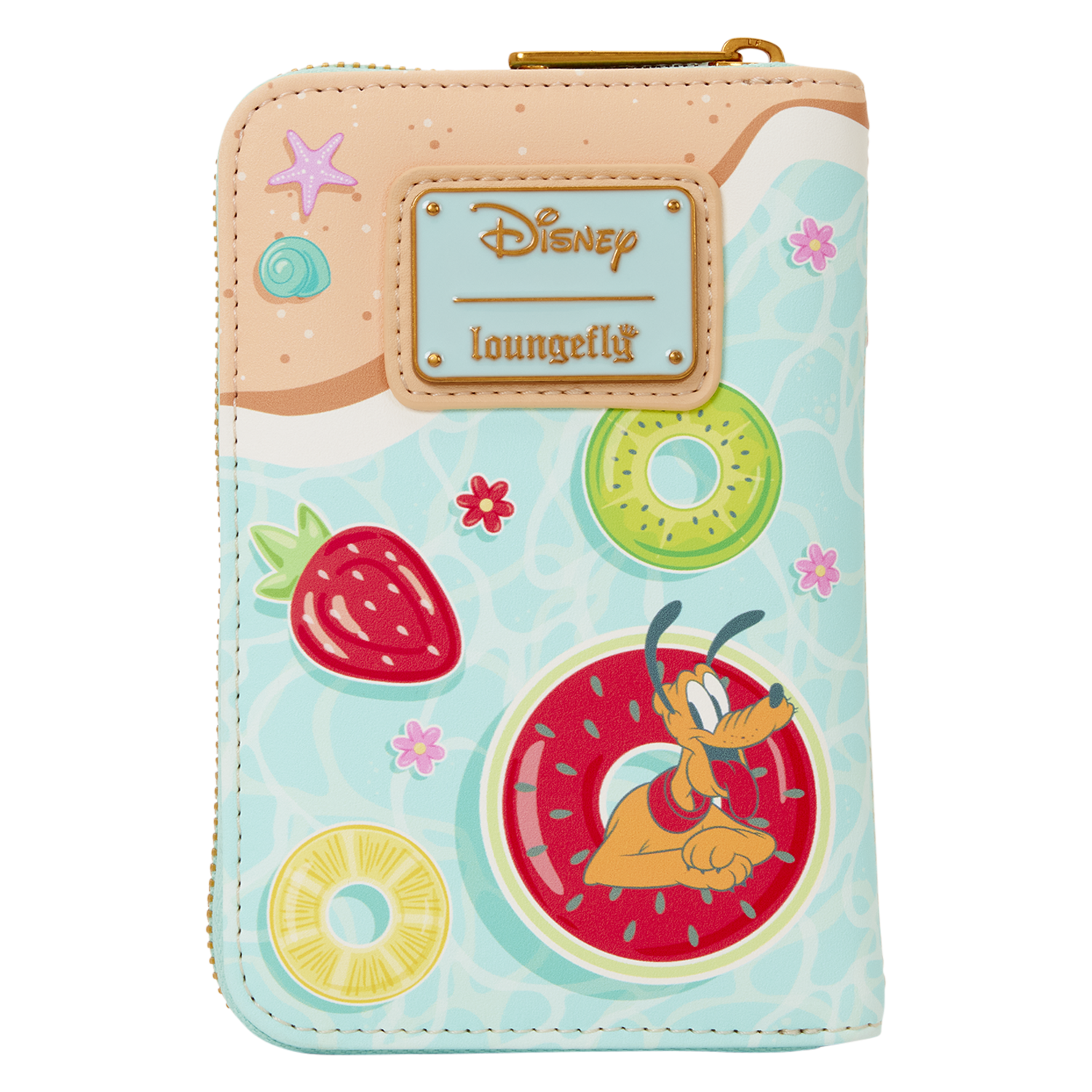 Mickey & Minnie Beach Fun Zip Around Wallet - Image 5