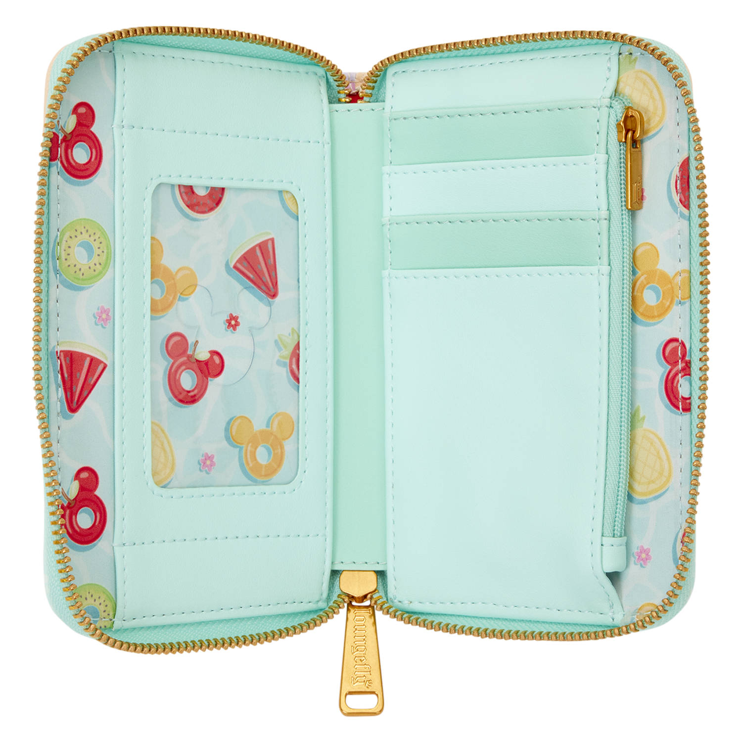 Mickey & Minnie Beach Fun Zip Around Wallet - Image 4