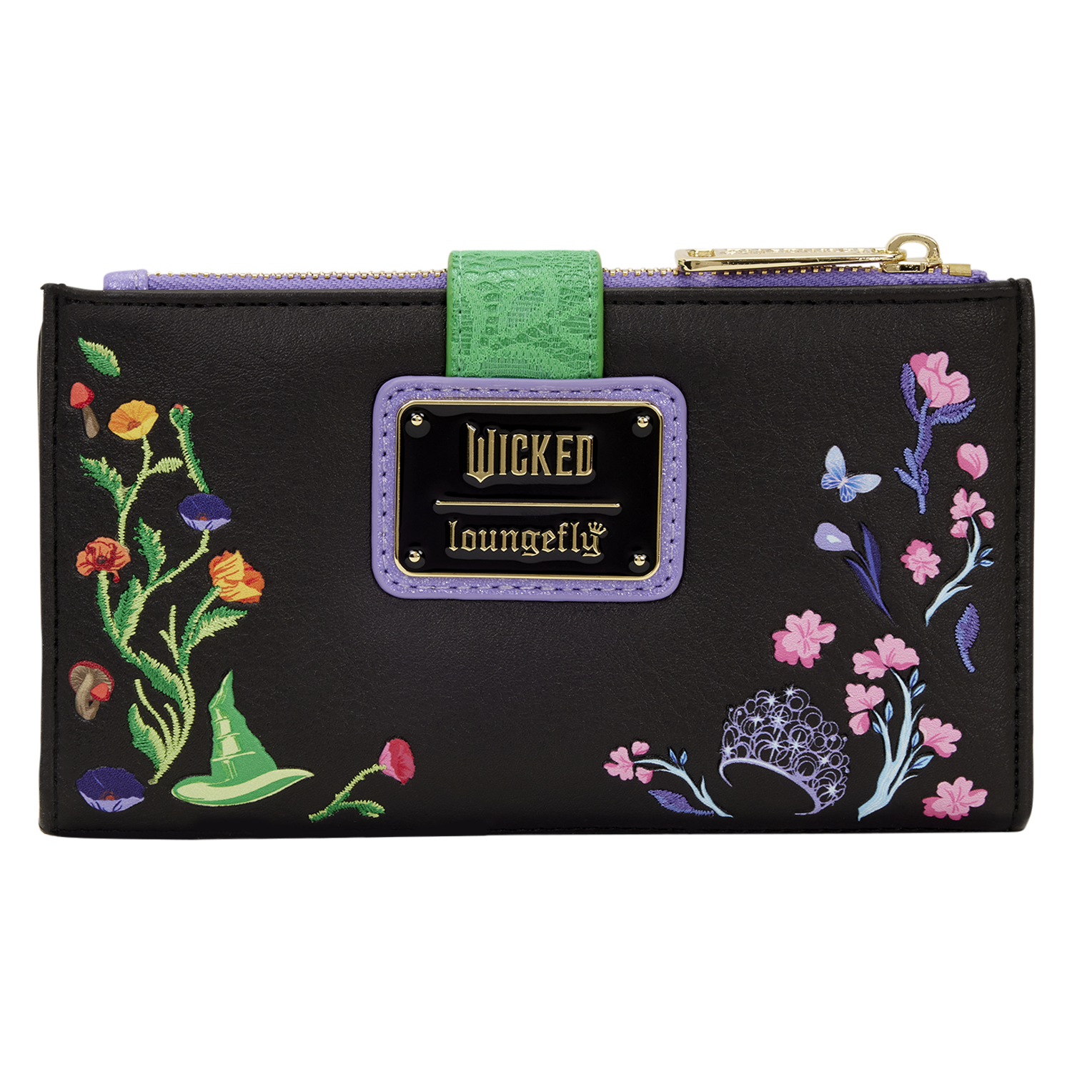 Wicked Glinda & Elphaba Floral & Lace Flap Wallet - Image 6